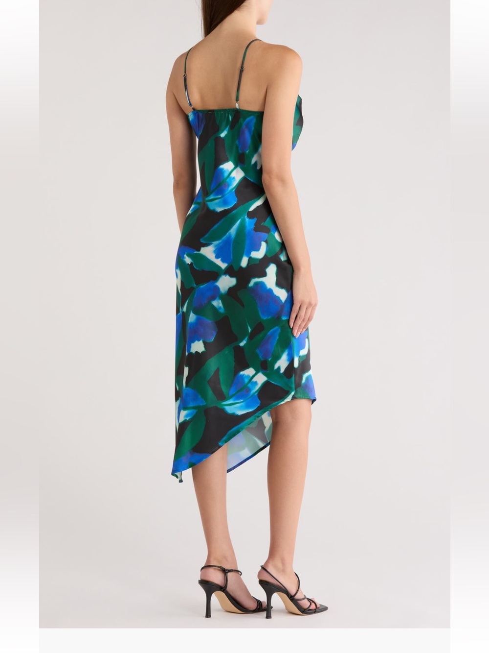 AREA STARS Alba Slip Dress In Blue - Picture 2 of 4